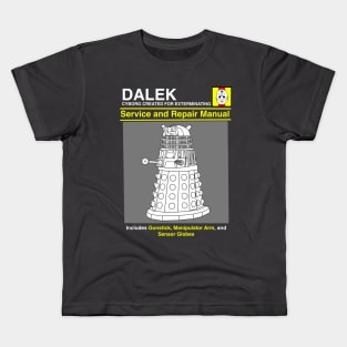 Dalek Service and Repair Manual Kids T-Shirt